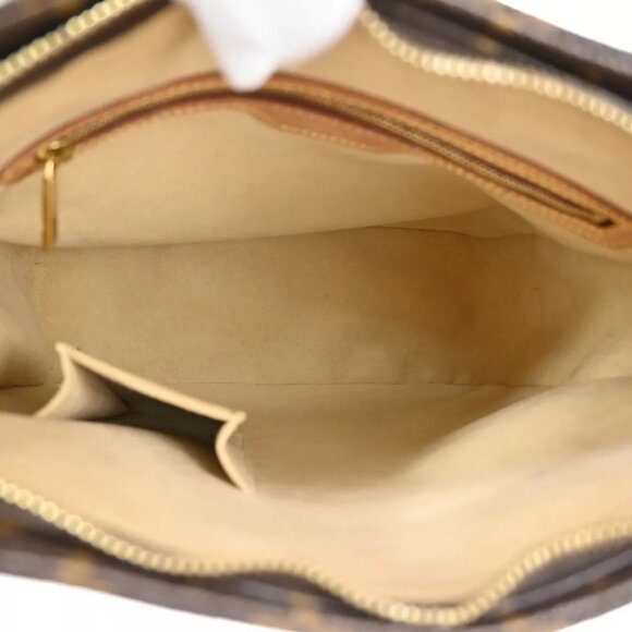 LOUIS VUITTON Logo Looping GM Shoulder Bag Monogram Leather Brown M51145 73ED287 - Picture 15 of 16